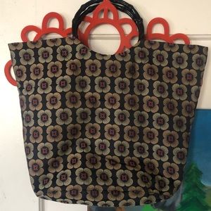 Handmade Reversible Round Handle Tote